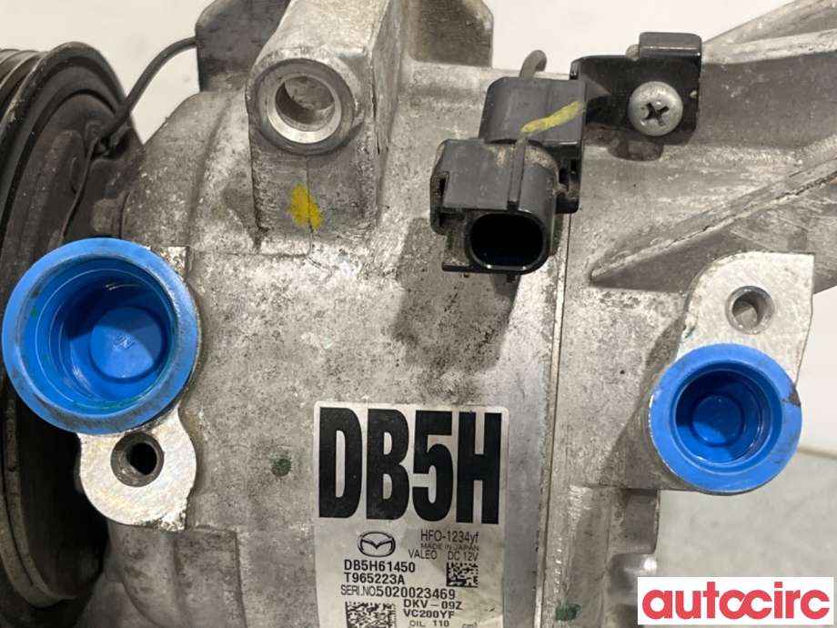 Aircondition kompressor til Mazda 2 2015-2019 (Type III, Fase 1)  (MAZDA|DB5H-61-450|DKV-09Z|DB5H61450)