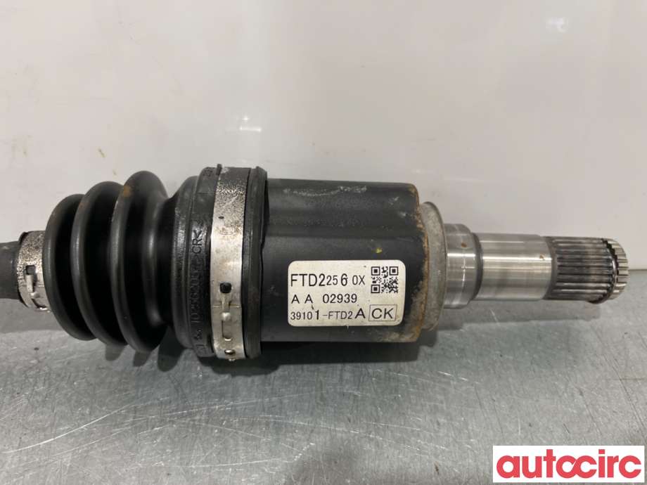 Drivaksel venstre foran til Mazda 2 2015-2019 (Type III, Fase 1)  (MAZDA|FTD2-25-60XA||FTD22560X)