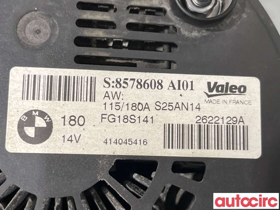 Dynamo til BMW 3-Serie 2012-2018 (F30/F31/F34) (F30/F31/F34) (BMW|12318578608|FG18S141|8578608)