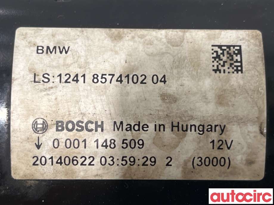 Starter diesel til BMW 3-Serie 2012-2018 (F30/F31/F34) (F30/F31/F34) (BMW|12418574102|0001148509)