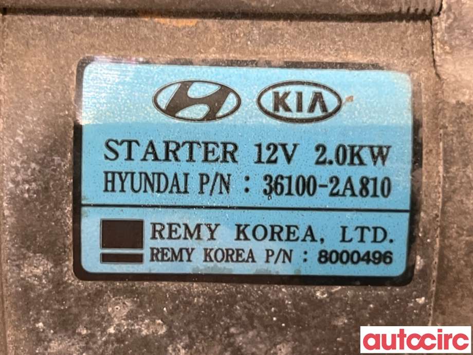 Starter diesel til Hyundai i40 2012-2017 (HYUNDAI|361002A810|8000496|36100-2A810)