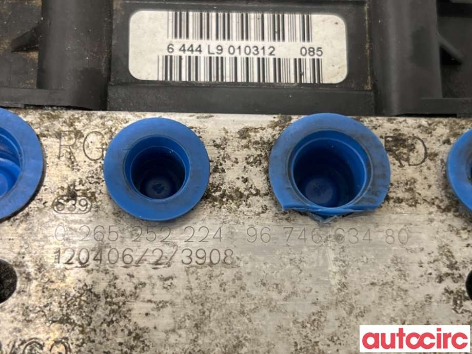 ABS sentral til Peugeot Partner 2008-2015 (Type II, Fase 1)  (PEUGEOT|1680933380|0265252224|9674663480)