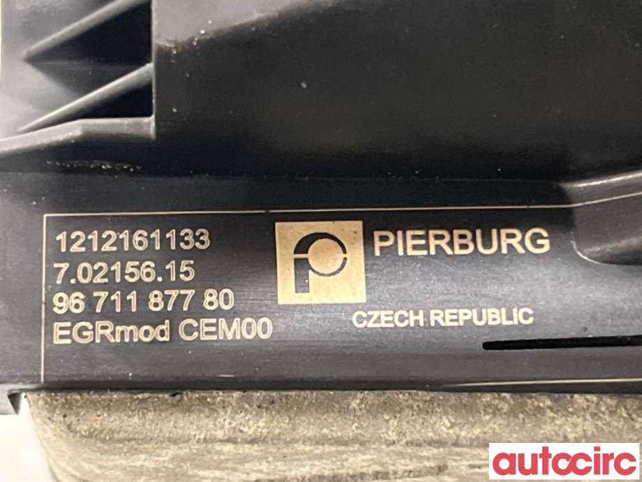 EGR-ventil til Peugeot Partner 2008-2015 (Type II, Fase 1)  (PEUGEOT|1638158580|70215615|9671187780)