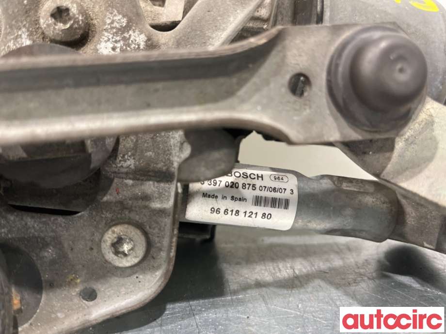 Viskermotor frontrute til Peugeot 407 2004-2010  (PEUGEOT|9661812180|6405GL|)