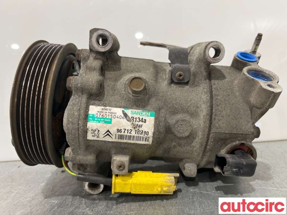Aircondition kompressor til Peugeot 207 2006-2012  (PEUGEOT|648708|SD6C121364|9822826880)