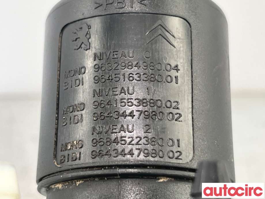 Spylerpumpe foran til Toyota Proace 2013-2016 (Type I) (TOYOTA|SU001A2510||9645163380)
