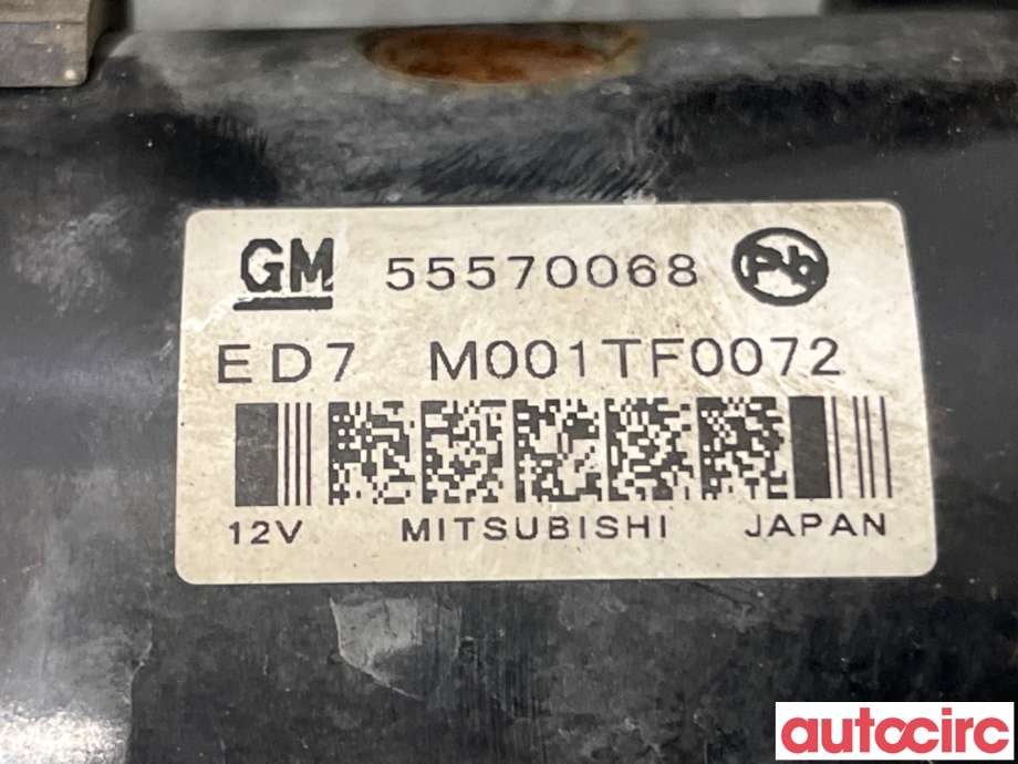 Starter diesel til Opel Astra J 2010-2015  (OPEL|95522288|M001TF0072|95523575)