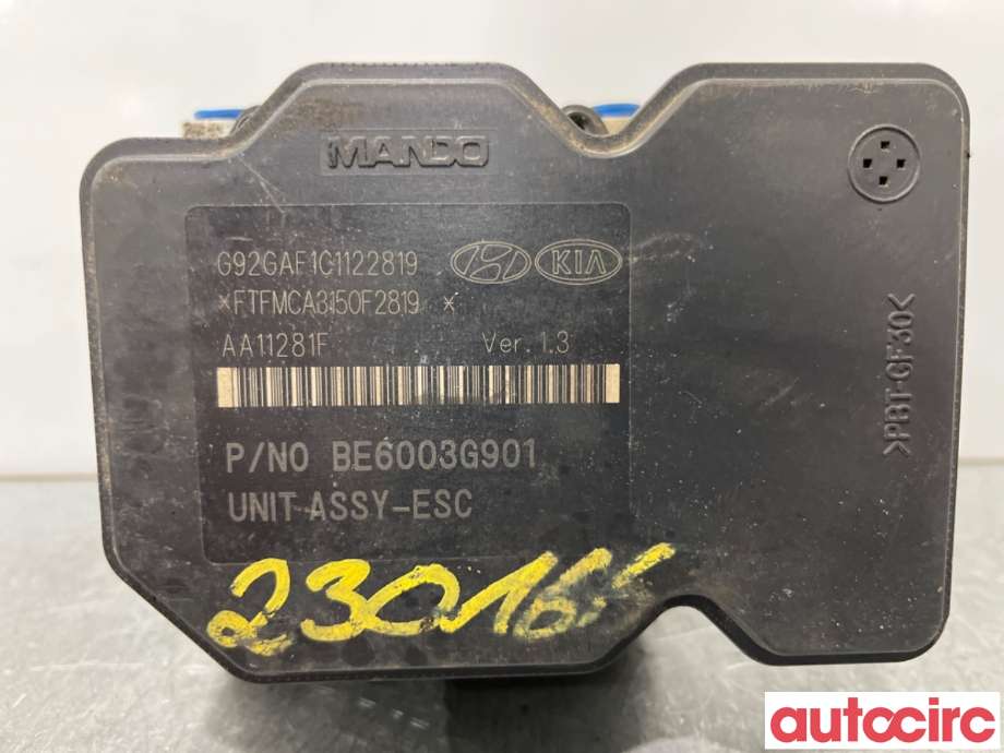 ABS sentral til Kia Rio 2011-2017 Type III  (KIA|589201W500|BE6003G901|58920-1W500)