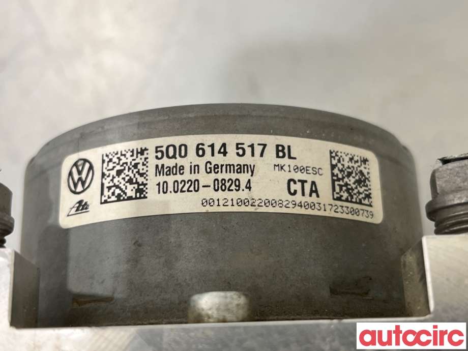 ABS sentral til VW e-Golf 2017-2020 (Fase 2)  (VOLKSWAGEN|5Q0614517DB|100916-03803|5Q0614517BL)