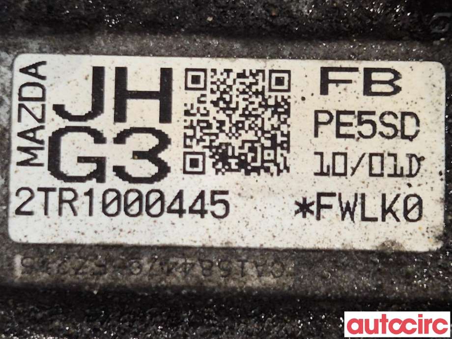 Girkasse automat til Mazda 6 2013-2015 (Type III, Fase 1)  (MAZDA|FZ21-19-420J|2TR1000445)