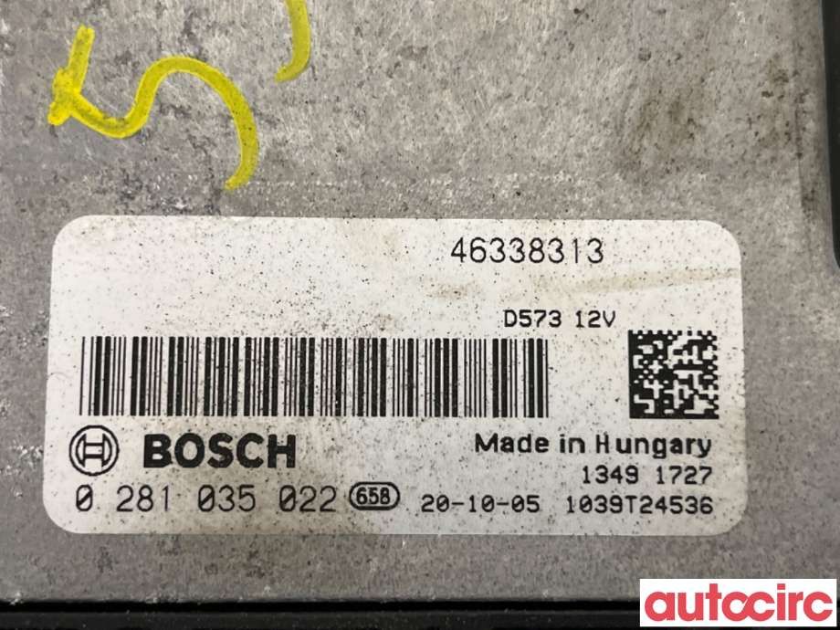 Styreenhet motor til Fiat Tipo 2017-->> (FIAT|46338313|0281035022)