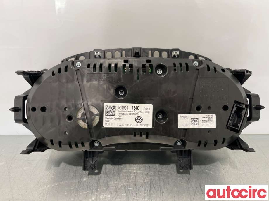 Instrumentpanel til VW e-Golf 2017-2020 (Fase 2)  (VOLKSWAGEN|5G1920754C|A2C12303100)
