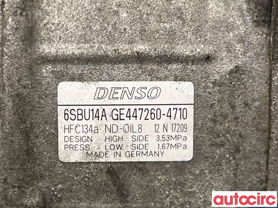 Aircondition kompressor til BMW 5-Serie 2010-2017 (F10/F11) (F10/F11) (BMW|64529399072|447260-4710|64529223694)