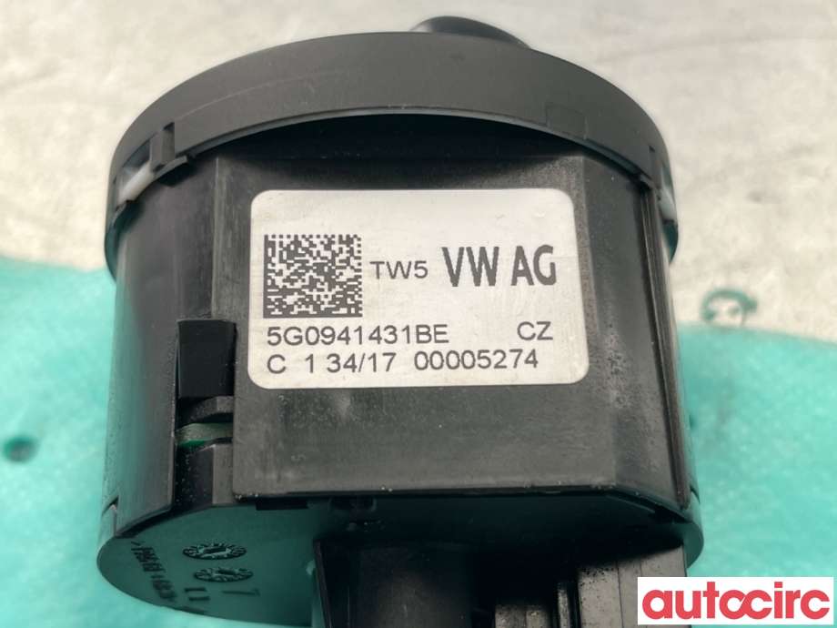 Bryter lys til VW e-Golf 2017-2020 (Fase 2)  (VOLKSWAGEN|5G0941431BE|)