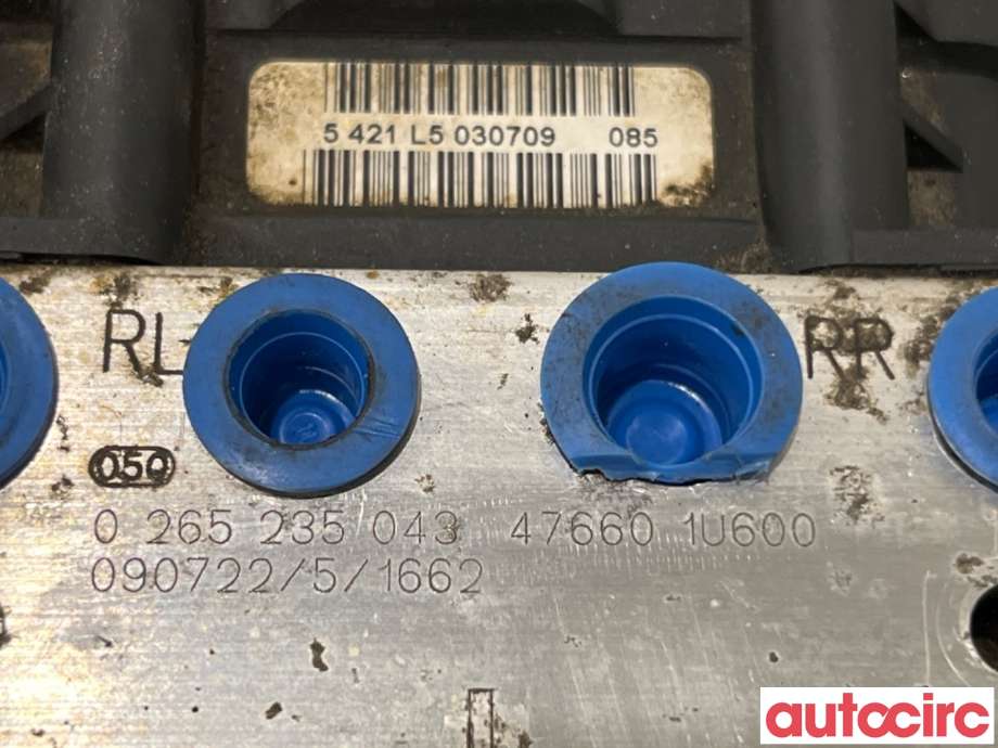 ABS sentral til Nissan Note 2006-2013 (Type I)  (NISSAN|476601U66B|0265235043|476601U600)