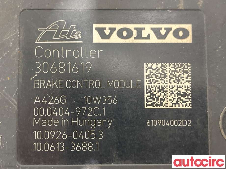 ABS sentral til Volvo XC70 2008-2013 (Type II, Fase 1)  (VOLVO|31329140|100212-01824|30681619)