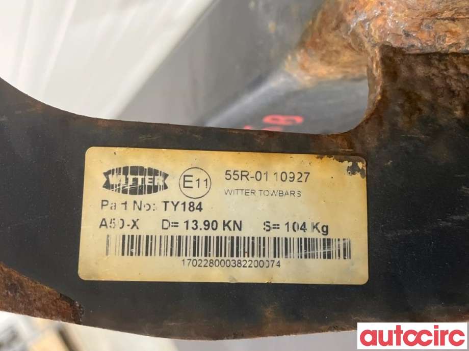 Hengerfeste til Peugeot Expert 2016-->> (Type III)  (PEUGEOT|NO NR||TY184)