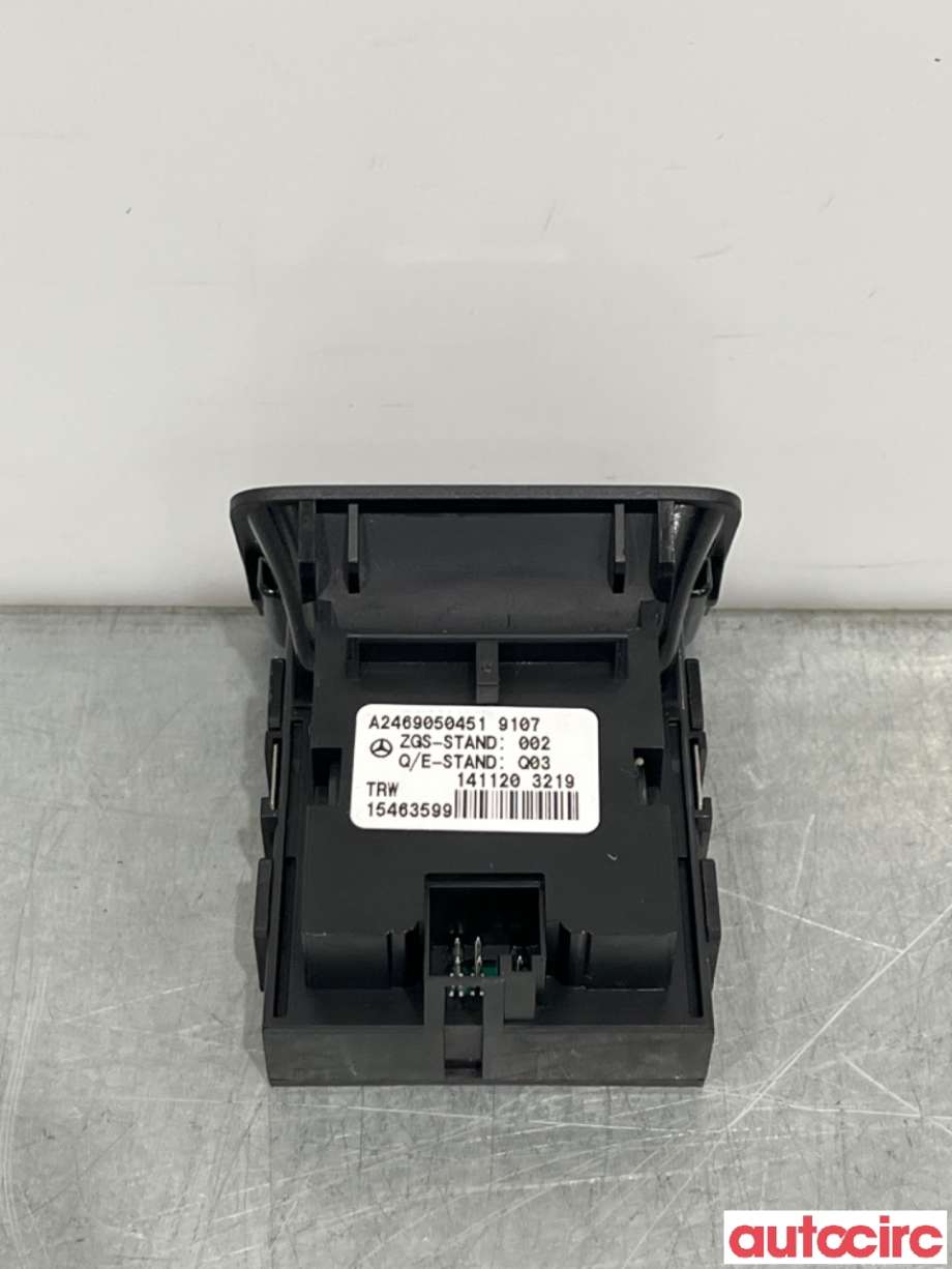 Bryter elektrisk håndbrekk/parkbrems til Mercedes A-Klasse 2012-2018 (W176) (W176) (MERCEDES|A2469050451|)