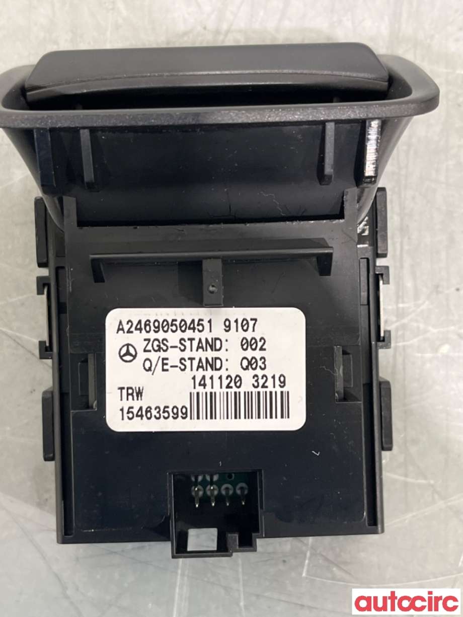 Bryter elektrisk håndbrekk/parkbrems til Mercedes A-Klasse 2012-2018 (W176) (W176) (MERCEDES|A2469050451|)