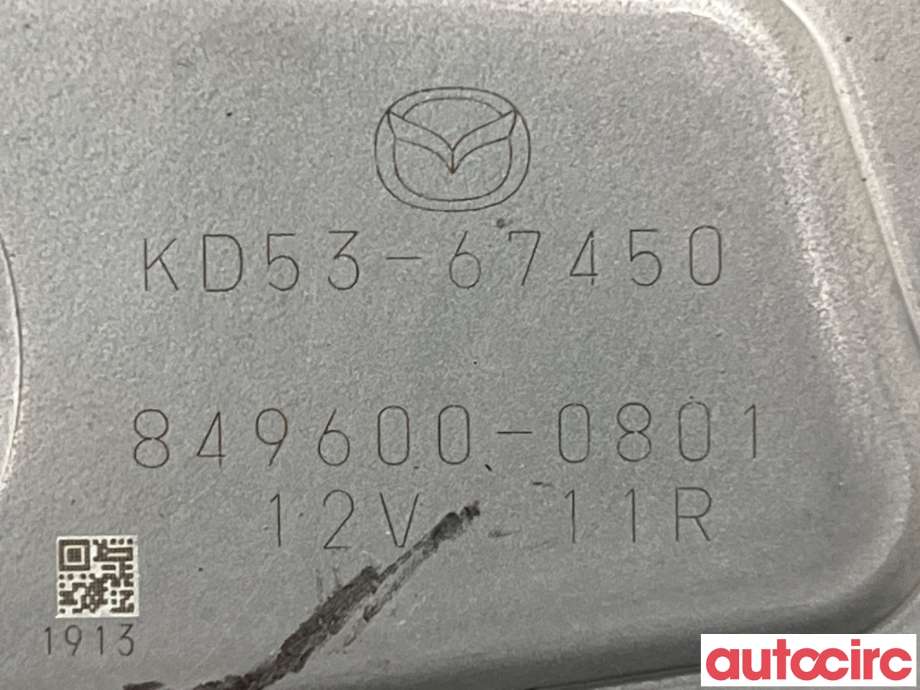 Viskermotor bakrute til Mazda CX-5 2012-2017 (Type I)  (MAZDA|KD53-67-450|849600-0801|KD53-67450)