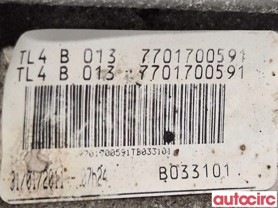 Girkasse manuell 6-trinn til Renault Laguna 2011-2014 Type III, Fase 2  (RENAULT|8201184423|TL4|B033101)