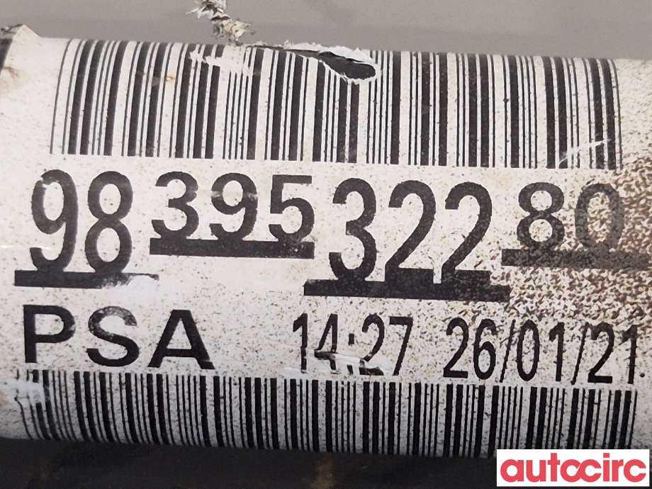 Drivaksel høyre foran, elbil til Peugeot Expert 2016-->> (Type III)  (PEUGEOT|1675503980||9839532280)
