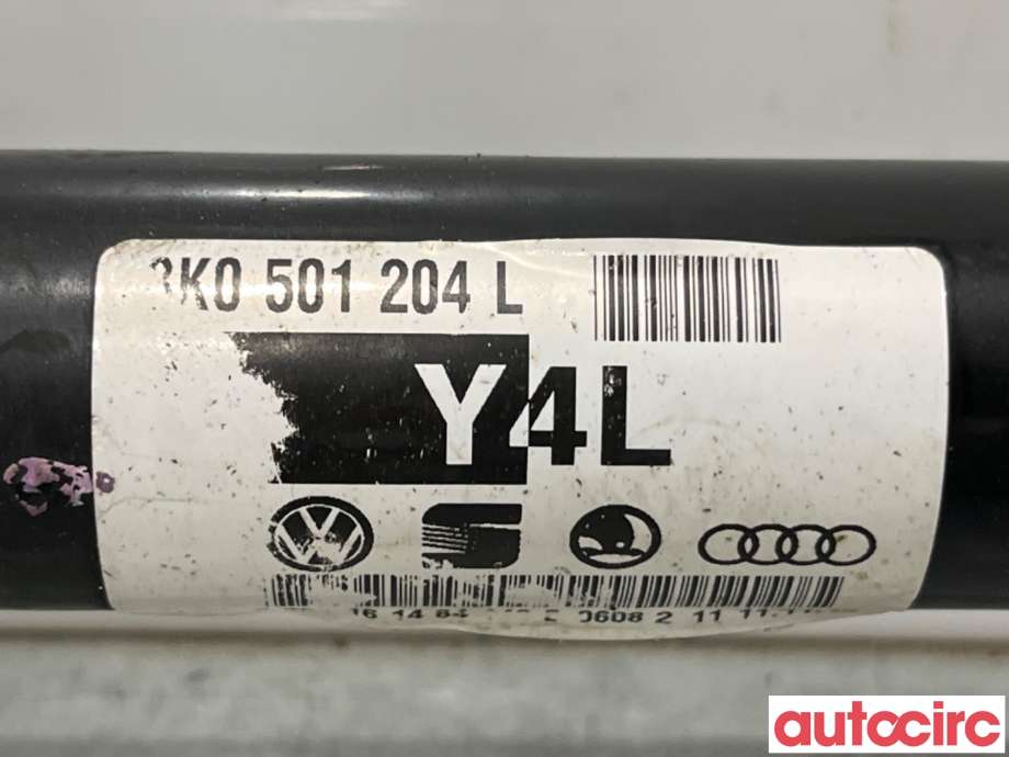 Drivaksel høyre bak til Audi A5 2007-2016 (Type I)  (AUDI|8K0501204LX|Y4L|8K0501204L)