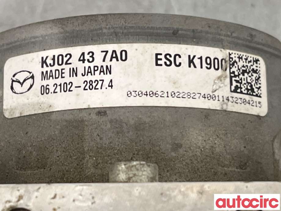 ABS sentral til Mazda CX-5 2012-2017 (Type I)  (MAZDA|KJY2-43-7A0A|062109-69323|KJ02437A0)