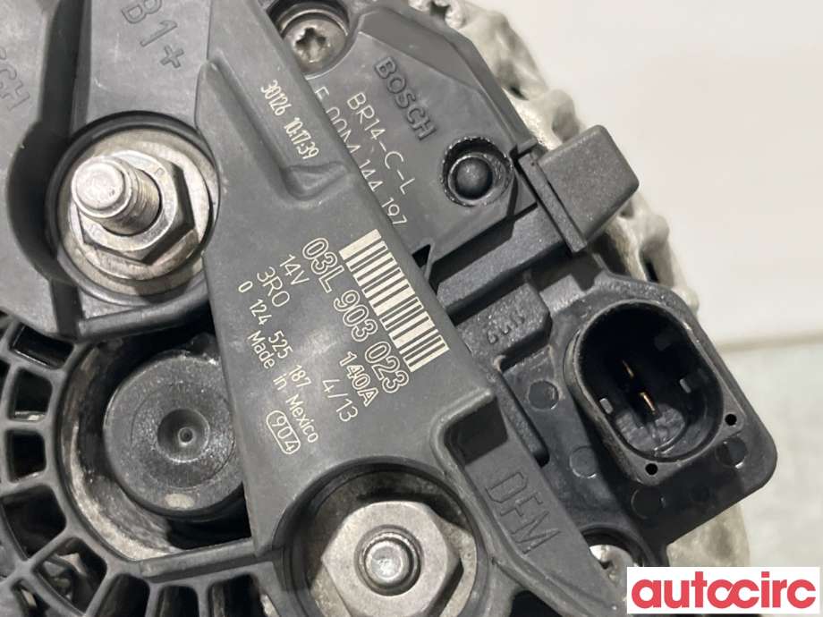 Dynamo til VW Golf VI 2008-2012  (VOLKSWAGEN|03L903023X|0124525187|03L903023)