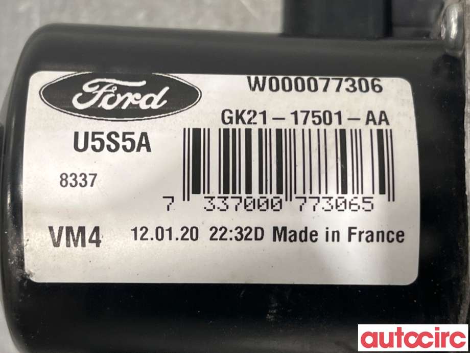 Viskermotor frontrute til Ford Transit Courier 2018-2023 (Type I, Fase 2)  (FORD|2006324|W000077306|GK21-17501-AA)