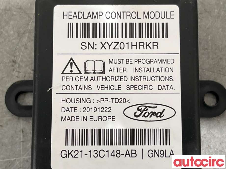 Styreenhet xenon/ballast til Ford Transit Courier 2018-2023 (Type I, Fase 2) (FORD|2350856||GK21-13C148-AB)