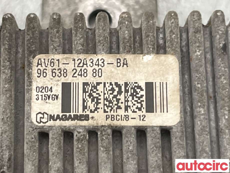 Rele gløde til Citroën Berlingo 2008-2015 (Type II, Fase 1)  (CITROEN|598144|AV61-12A343-BA|9663824880)