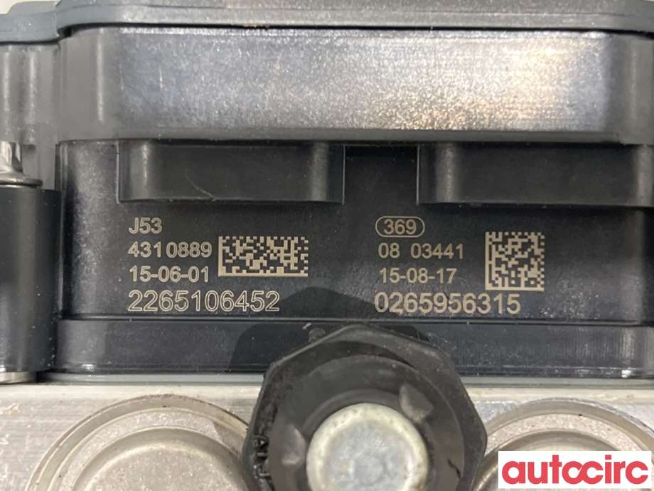 ABS sentral til Mazda CX-3 2015-2022  (MAZDA|DDY2-43-7A0H|0265254873|DD2B437A0F)