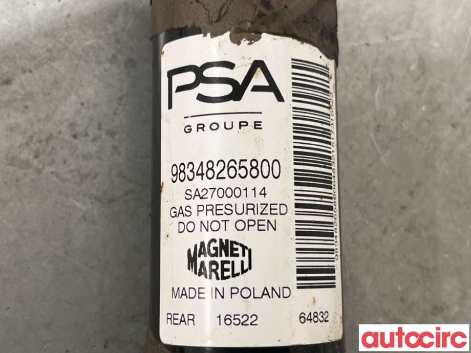 Støtdemper bak til Peugeot 208 2019-->> (Type II)  (PEUGEOT|9834826580|)