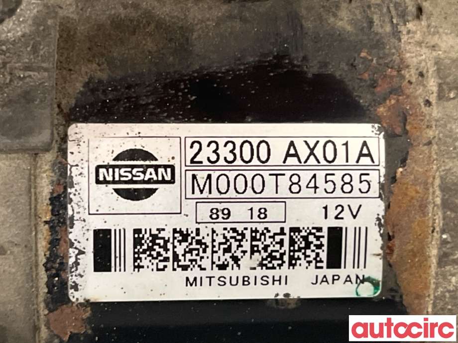 Starter til Nissan Note 2006-2013 (Type I)  (NISSAN|23300AX01A|M000T84585)