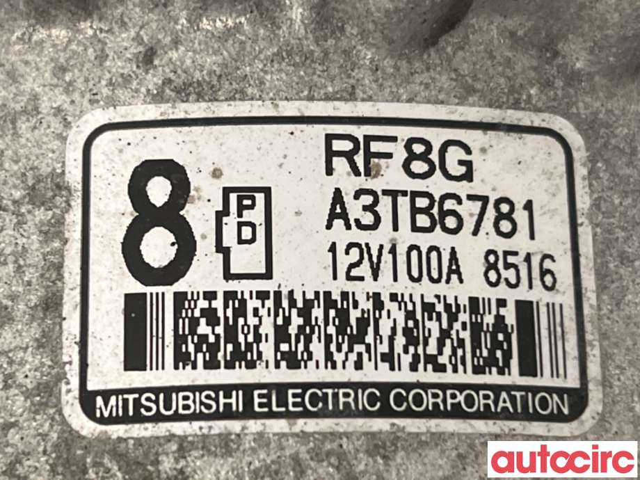 Dynamo til Mazda 6 2008-2010 (Type II, Fase 1)  (MAZDA|RF8G-18-300A|A3TB6781|RF8G)