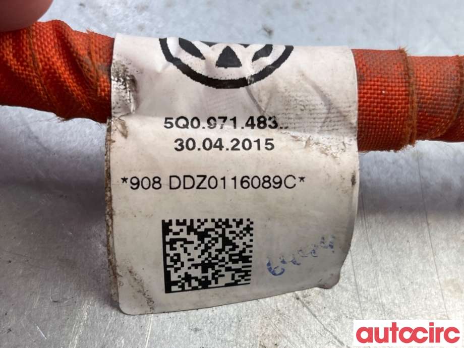 Kabel høy volt (HV) hybrid til VW e-Golf 2017-2020 (Fase 2)  (VOLKSWAGEN|5Q0971483A|5Q0971483|5Q0971483B)