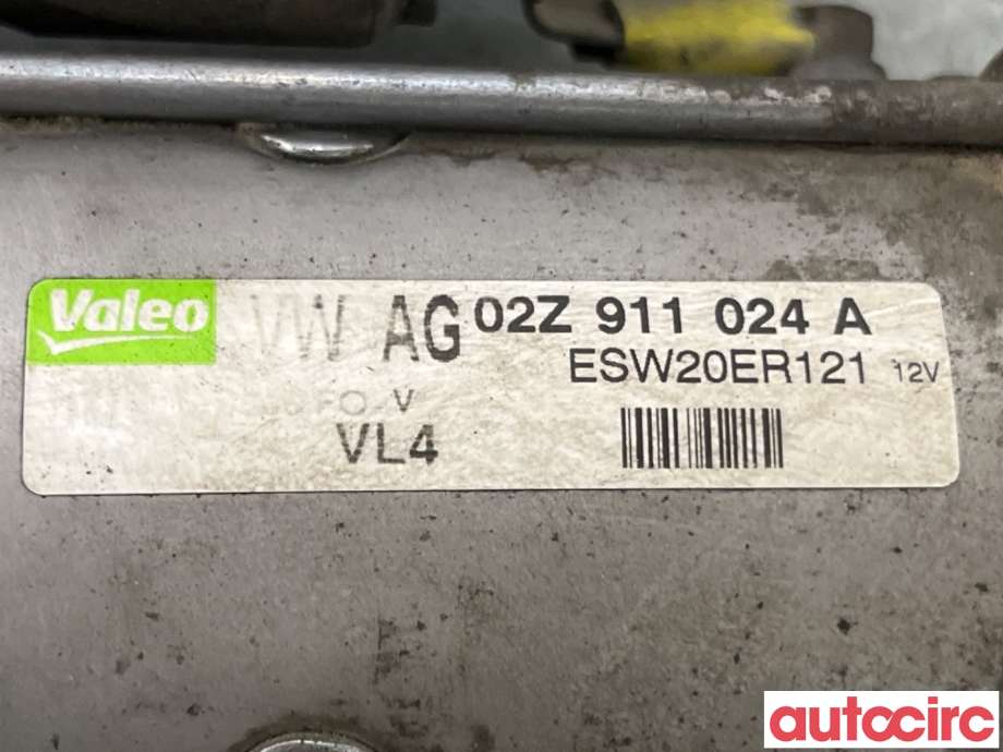 Starter diesel til VW Touran 2010-2015 (Type I, Fase 3)  (VOLKSWAGEN|02Z911024AX|ESW20ER121|02Z911024A)