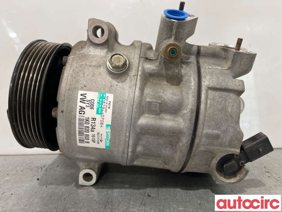 Aircondition kompressor til VW Touran 2010-2015 (Type I, Fase 3)  (VOLKSWAGEN|1K0820808FX|PXE161615|1K0820808F)