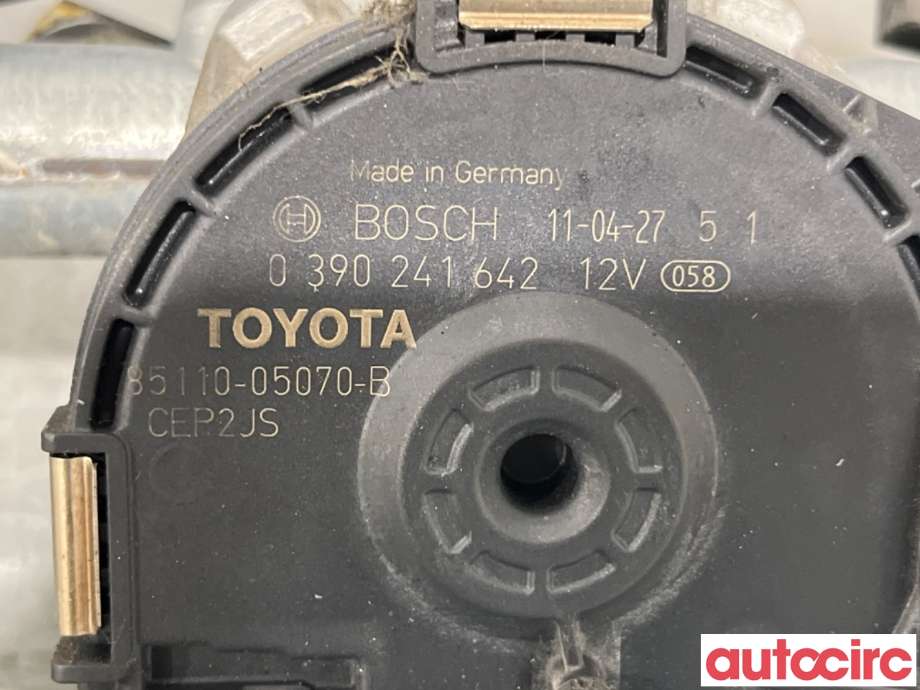 Viskermotor frontrute til Toyota Avensis 2009-2015 (Type III, Fase 1)  (TOYOTA|8501005080|0390241642|85110-05070)