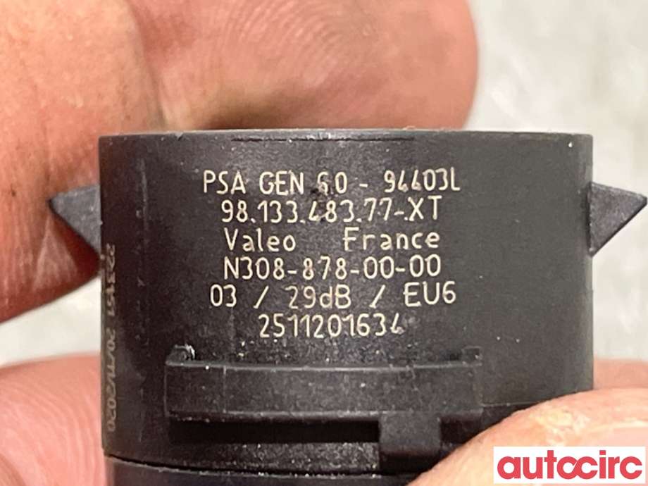 Parkeringssensor bak til Peugeot 2008 2019-->> (Type II)  (PEUGEOT|1633559380|N308-878-00-00|9813348377)
