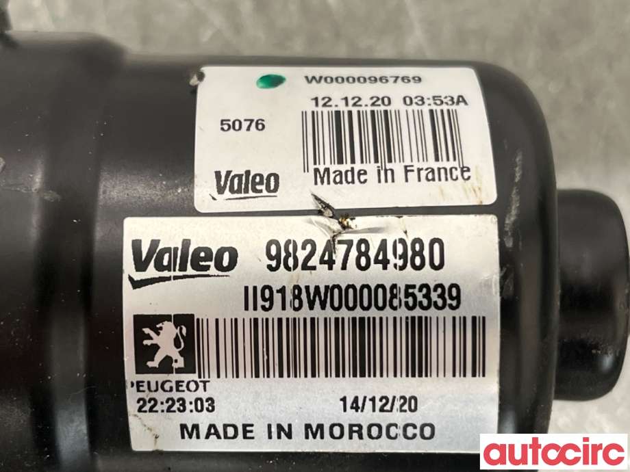 Viskermotor frontrute til Peugeot 2008 2019-->> (Type II)  (PEUGEOT|9824784980|W000085339)