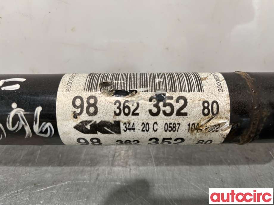 Drivaksel venstre foran, elbil til Peugeot 2008 2019-->> (Type II)  (PEUGEOT|1675589880||9836235280)
