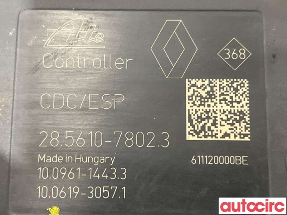 ABS sentral til Renault Laguna 2011-2014 Type III, Fase 2  (RENAULT|476603724R|285610-78023|476602071R)