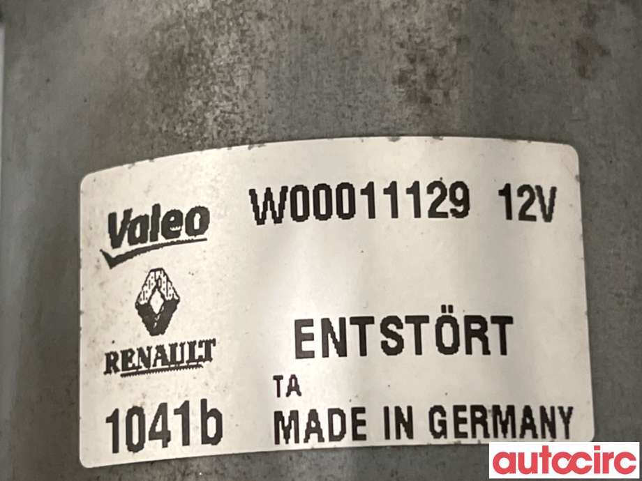 Viskermotor frontrute til Renault Laguna 2011-2014 Type III, Fase 2 (RENAULT|288003799R|W00011129)