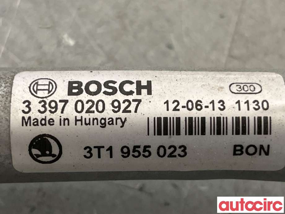 Viskermotor frontrute til Škoda Superb 2008-2015 (Type II)  (SKODA|3T1955023|1397220658|3T1955023A)