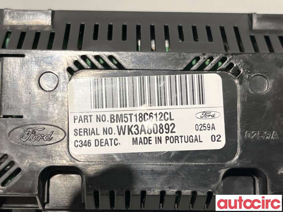 Varmeapparat betjening til Ford Focus 2011-2014 (Type III, Fase 1)  (FORD|1866942||BM5T18C612CL)