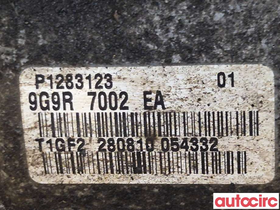 Girkasse manuell til Volvo S80 2006-2013 (Type II, Fase 1)  (VOLVO|36050977|1283123|9G9R7002EA)