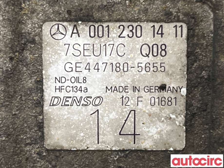 Aircondition kompressor til Mercedes E-Klasse 2002-2006 (Fase 1) (W211) (W211) (MERCEDES|A0012301411|447180-5655|A0022306611)