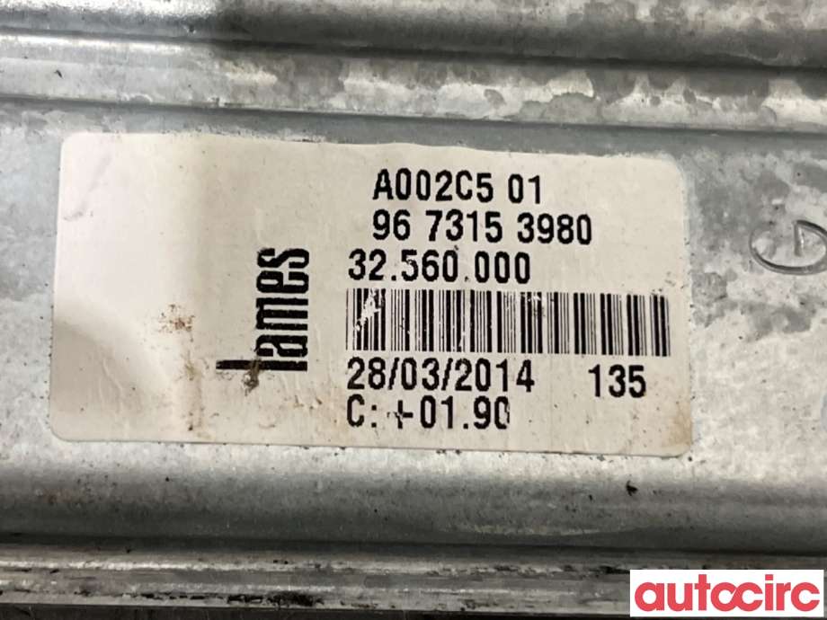 Ruteheis til Peugeot 208 2012-2019 (Type I)  (PEUGEOT|9673153980|)